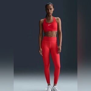 NIKE Swift Dri Fit 7/8 Leggings CRIMSON HJ2252-696 Size XS